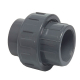 PVC-U Verschraubung 32mm X 1 Zoll IG <br>1 Klebemuffe 1 IG, DIN 8063/DIN2999, PN10