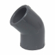 PVC-U Winkel 63mm  45 Grad  <br>DIN 8063, PN16