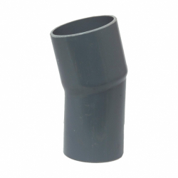 PVC-U Winkel 110mm  15 Grad  DIN 8063, PN10