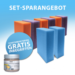 Ersatzschwamm Komplett-Set, passend für Oase®* BioTec ScreenMatic 18 / 60000