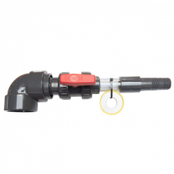 Oase FiltoClear Easy Spülung  90° Anschlüsse: Filter 2