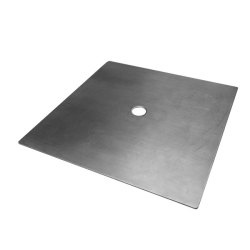 Edelstahl Abdeckblende zum Aufsatz 27.5 x 27.5 x 0.1cm