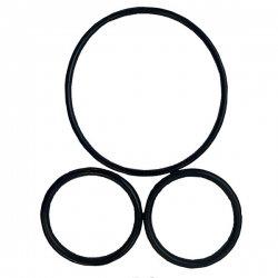 Kobre®Tec O-ring Set für 18, 36 und 55 Watt UVC 2x Glas, 1 x Kopf