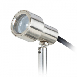 schegoLUX-mini inkl. 1W LED warm-weiss LED fix eingebaut und 5 Meter Kabel