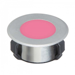 schegoLUX-base Einbaustrahler rot 3 x LED 0,2 Watt, Durchmesser 34mm