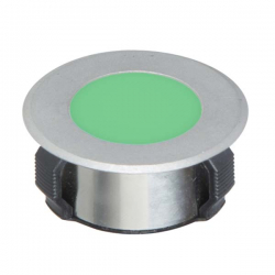 schegoLUX-base Einbaustrahler grün 3 x LED 0,2 Watt, Durchmesser 34mm