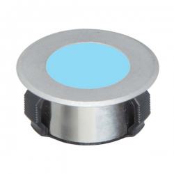 schegoLUX-base Einbaustrahler blau 3 x LED 0,2 Watt, Durchmesser 34mm