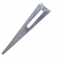 Teich-Umrandungsnetz Pfosten Bodenhülse 34x450mm