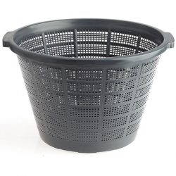 Pflanzenkorb rund, Durchm. 40 cm h 28 cm Seerosen 
