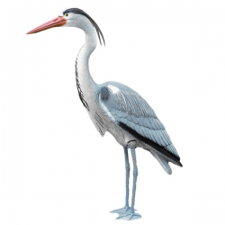 Deko Fischreiher mit Standsockel Höhe: 76cm