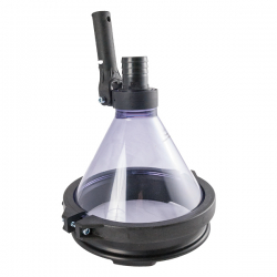 Aufsatz Saugglocke transparent zum Profi-Schlammsauger